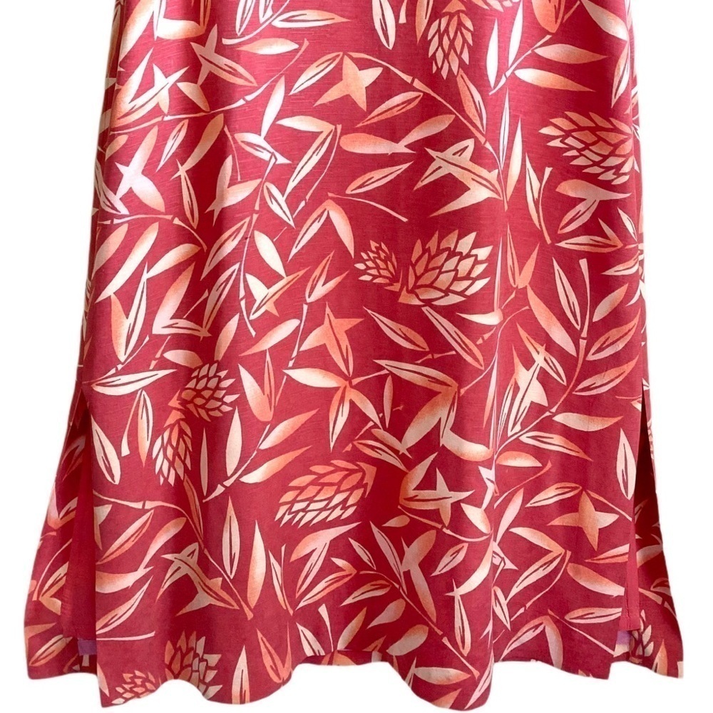 TOMMY BAHAMA Vintage 100% Silk Tropical Hawaiian Colorful Sheath Dress Size 12 - Picture 7 of 8